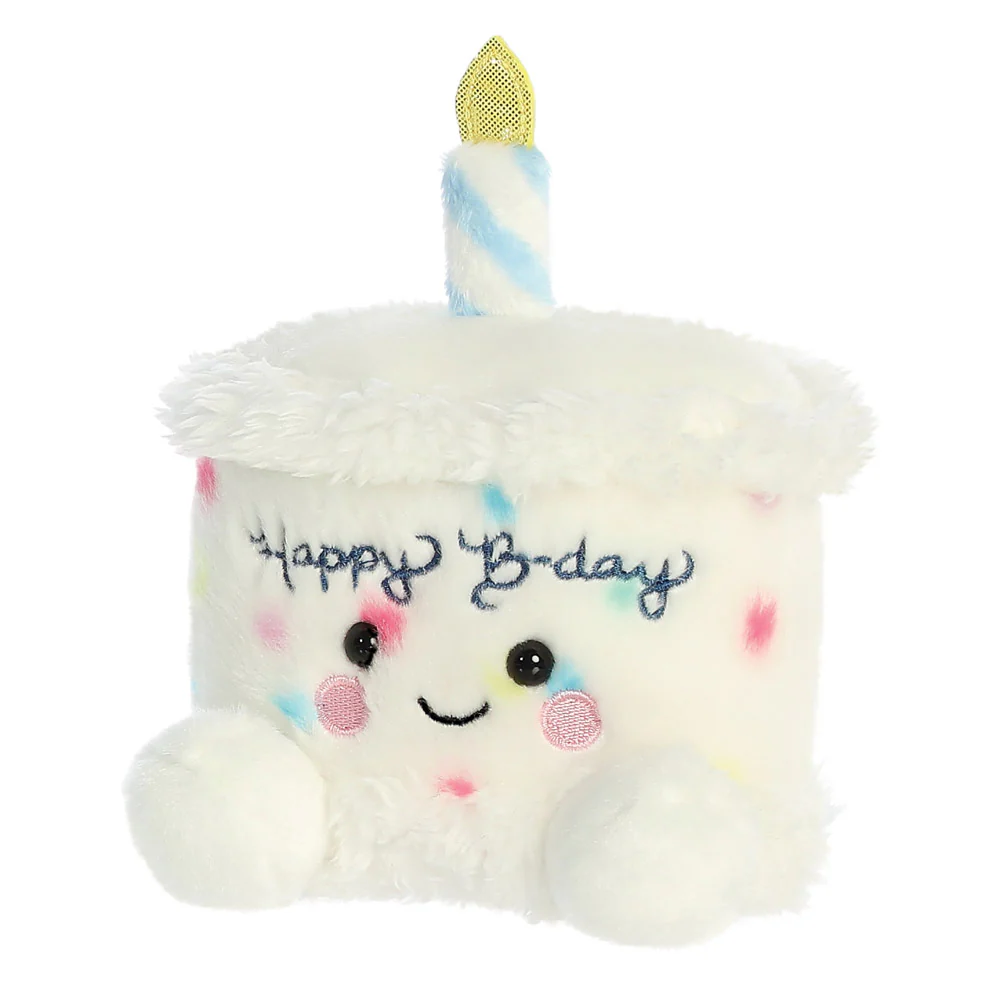 Palm Pals Happy B'Day Birthday Cake Soft Toy - Aurora World - Image 5