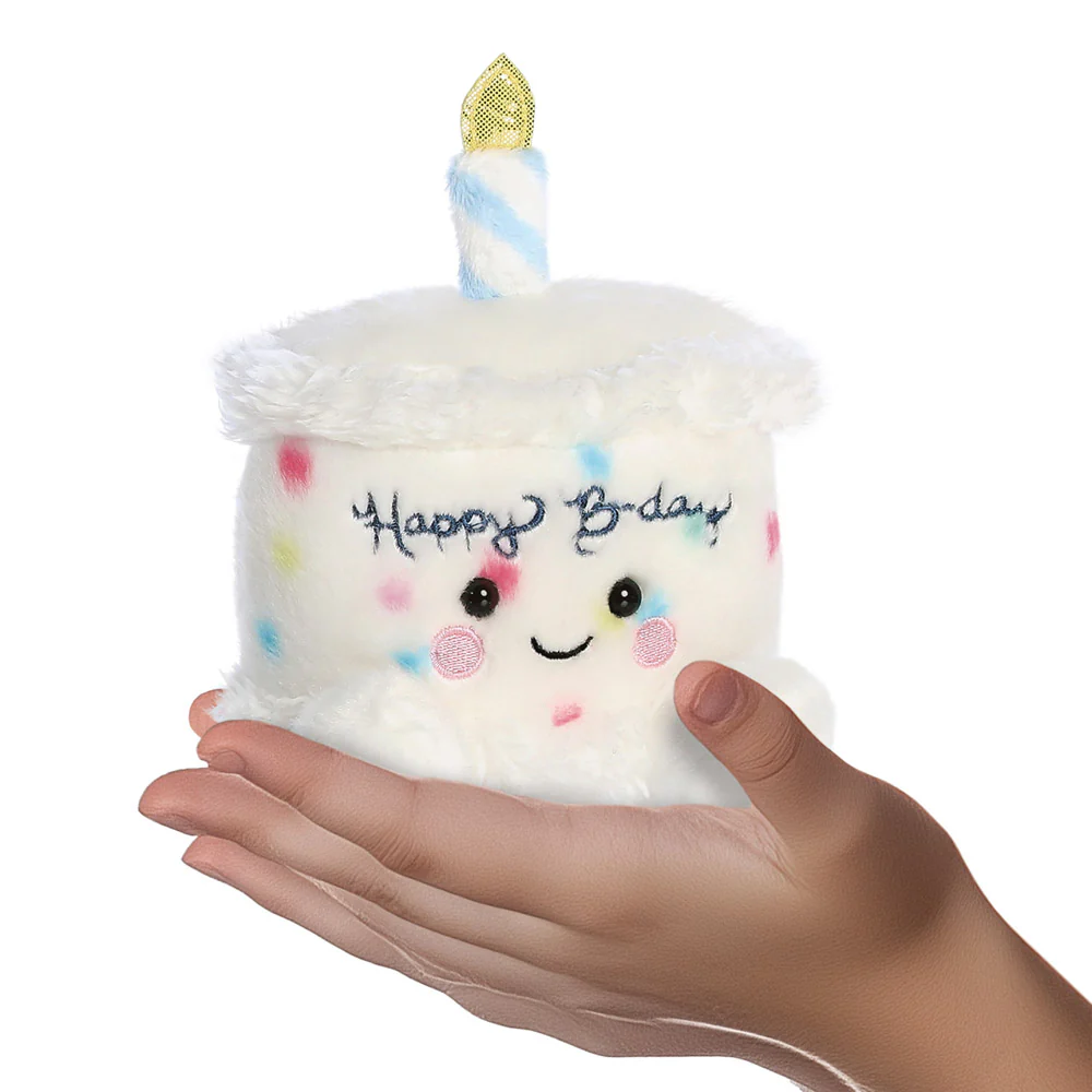 Palm Pals Happy B'Day Birthday Cake Soft Toy - Aurora World - Image 2