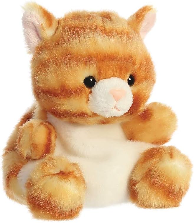 Palm Pals Meow Ginger Kitty Cat Soft Toy - Aurora World - Image 5