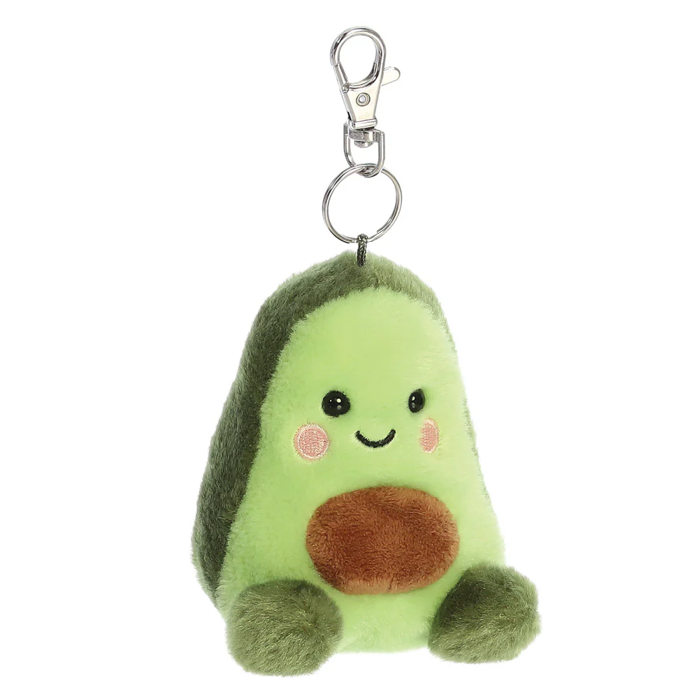 Palm Pals Airy Avocado Clip-On Plush Bag Charm - Aurora World - Image 3