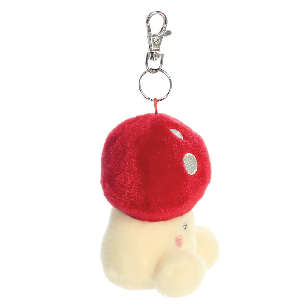 Palm Pals Amanita Mushroom Clip-On Plush Bag Charm - Aurora World - Image 3