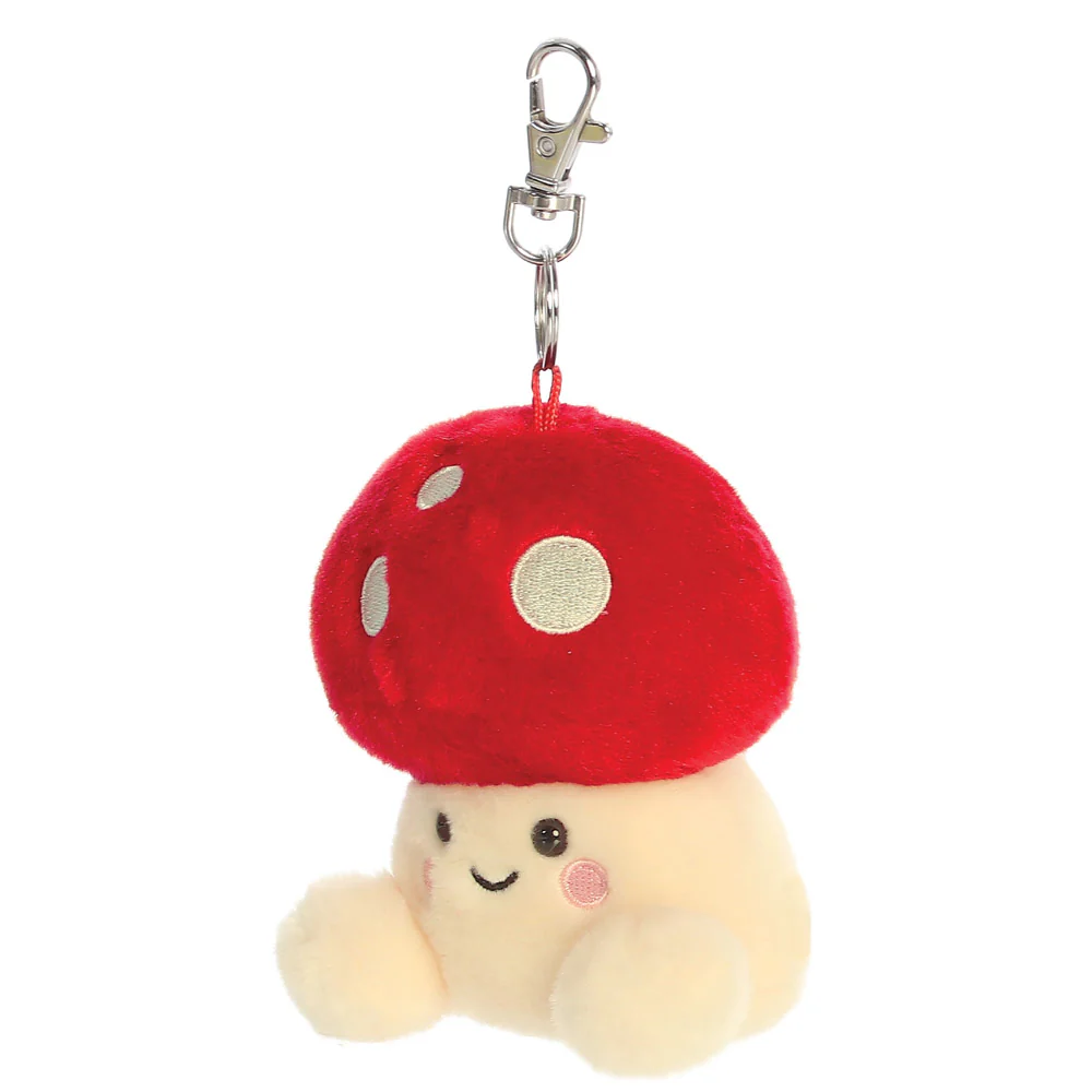 Palm Pals Amanita Mushroom Clip-On Plush Bag Charm - Aurora World - Image 5