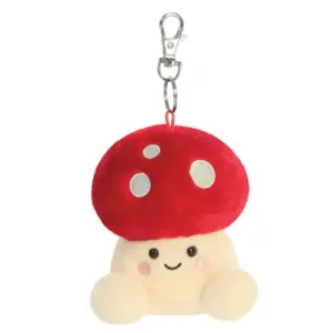 Palm Pals Amanita Mushroom Clip-On Plush Bag Charm - Aurora World