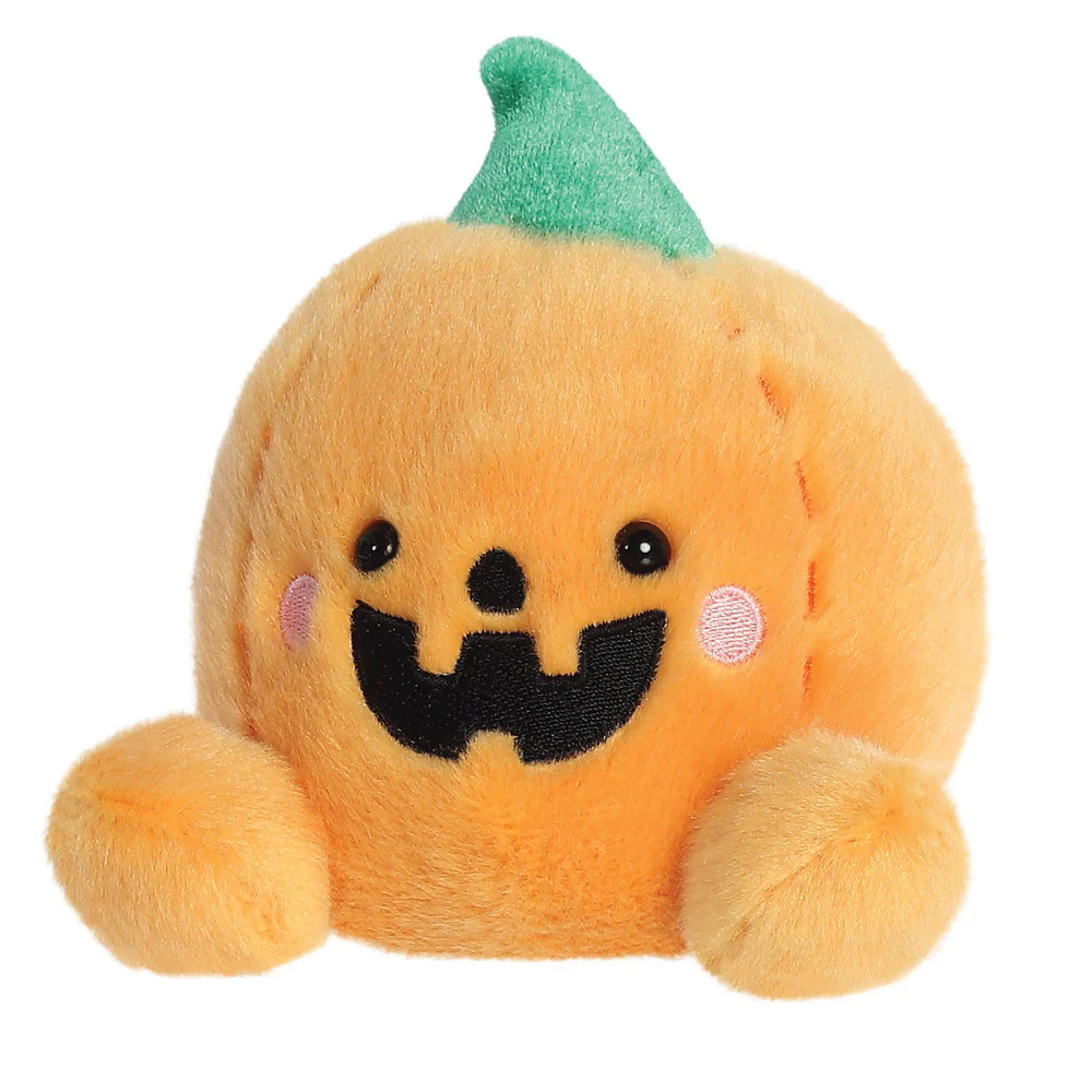 Palm Pals Carver Jack O'Lantern Pumpkin Soft Toy - Aurora World - Image 6