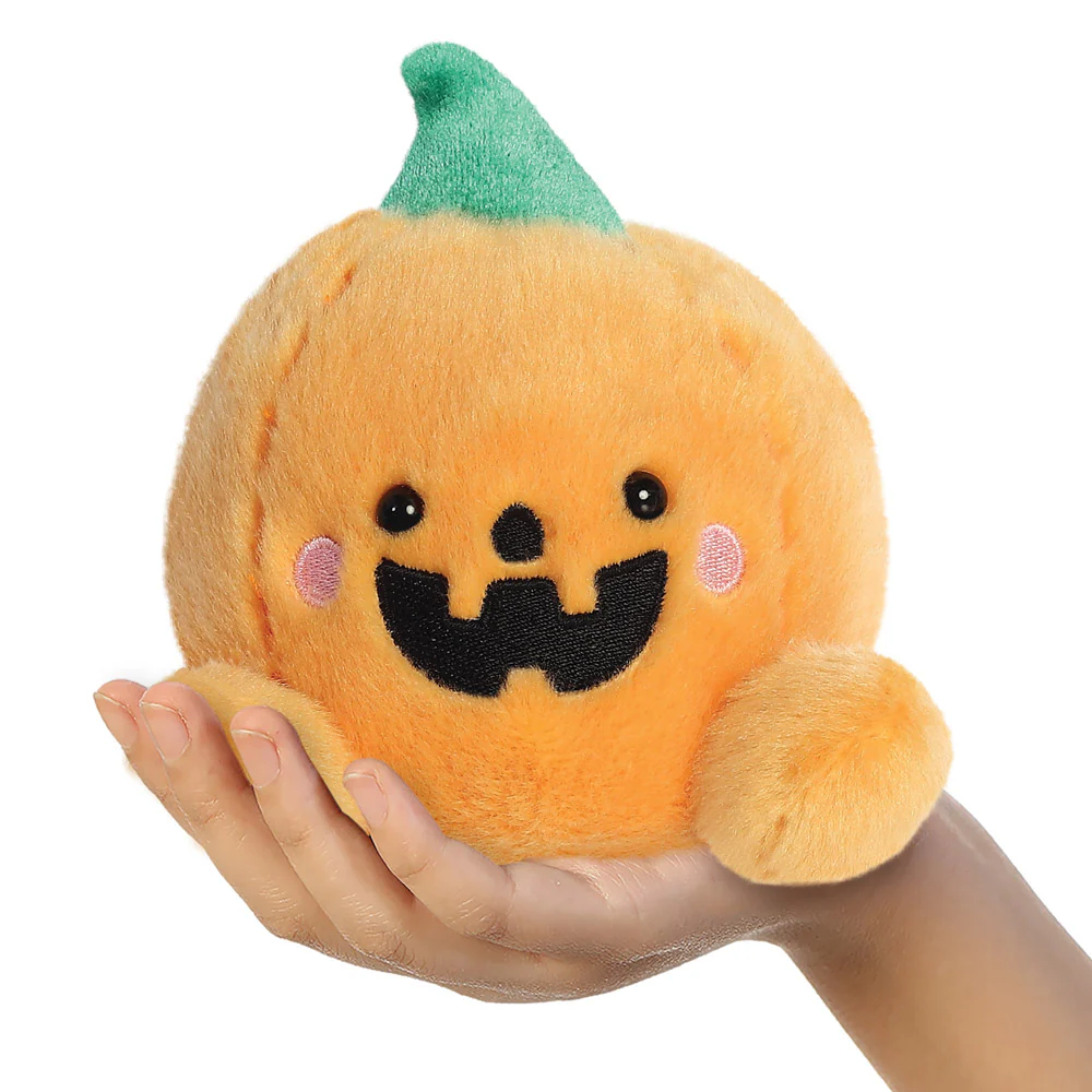 Palm Pals Carver Jack O'Lantern Pumpkin Soft Toy - Aurora World - Image 5