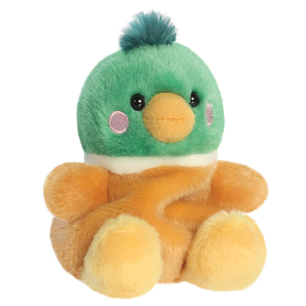 Palm Pals Puddles Mallard Duck Soft Toy - Aurora World - Image 2