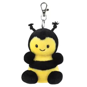 Palm Pals Queenie Bee Clip-On Plush Bag Charm - Aurora World