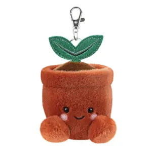 Palm Pals Terra Potted Plant Clip-On Plush Bag Charm - Aurora World