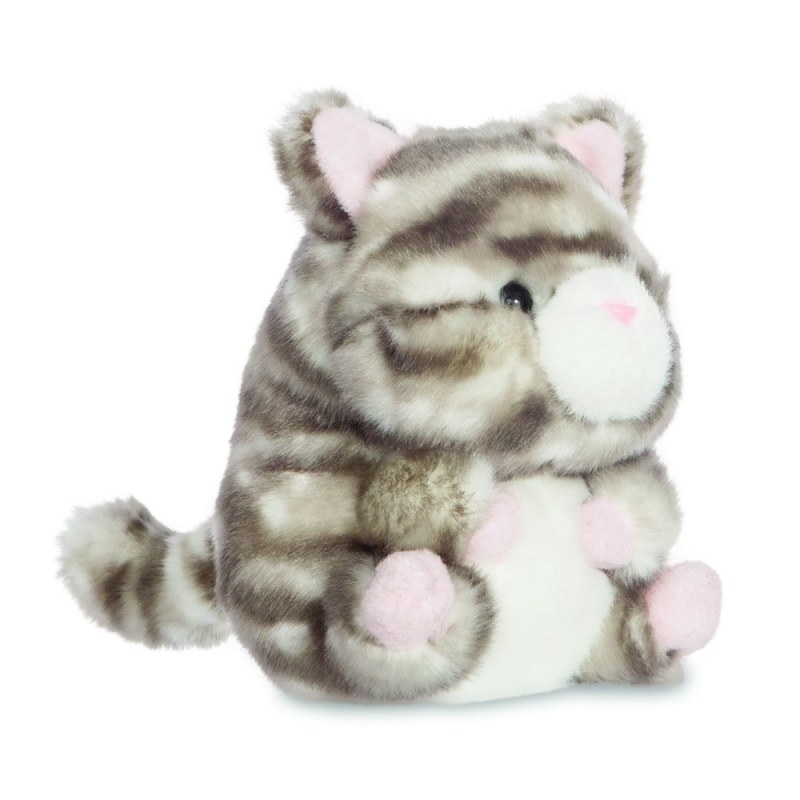 Rolly Pets Lucky Grey Tabby Cat - Aurora World - Image 2