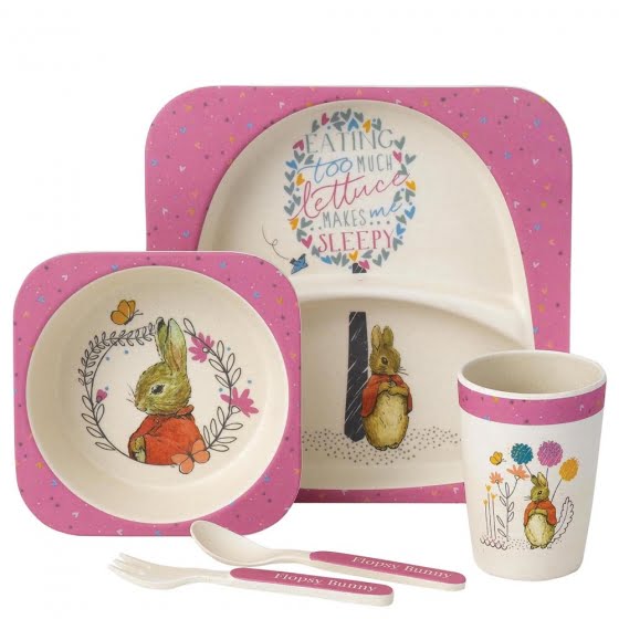 Flopsy Organic Dinner Set - Beatrix Potter