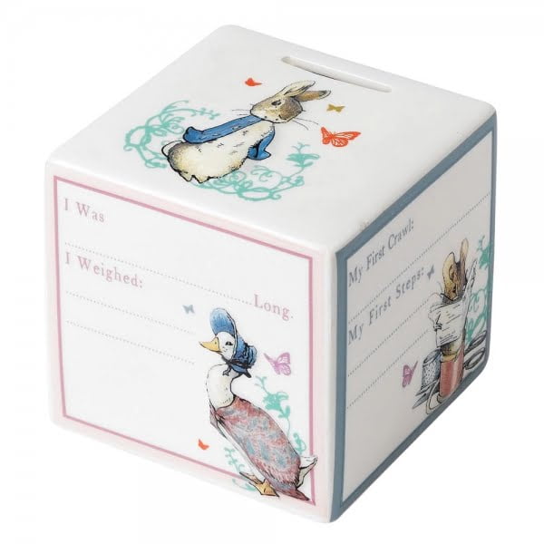 Peter Rabbit New Baby Money Bank - Beatrix Potter