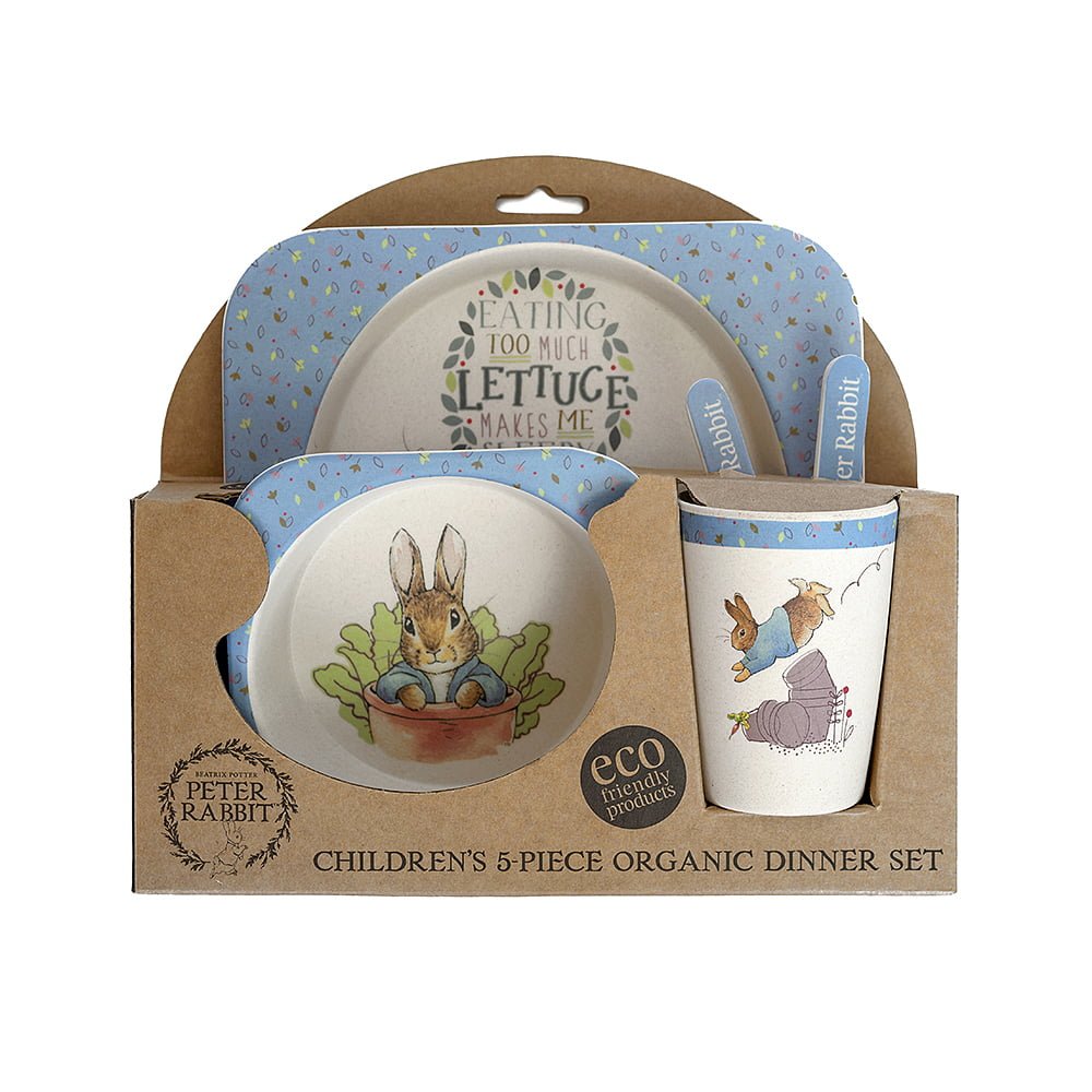 Peter Rabbit Organic Dinner Set - Beatrix Potter - Image 2