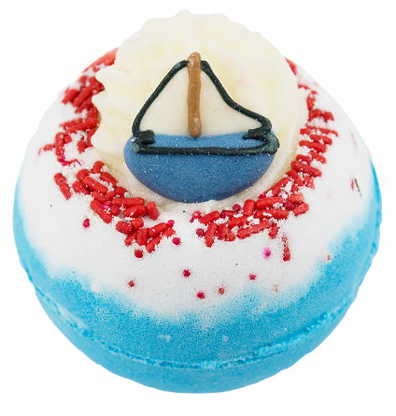 Dunk-in Sailor Boat Bath Bomb, 160g - Bomb Cosmetics