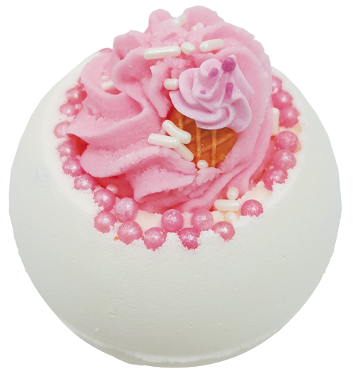Ice Cream Queen Bath Bomb, 160g - Bomb Cosmetics