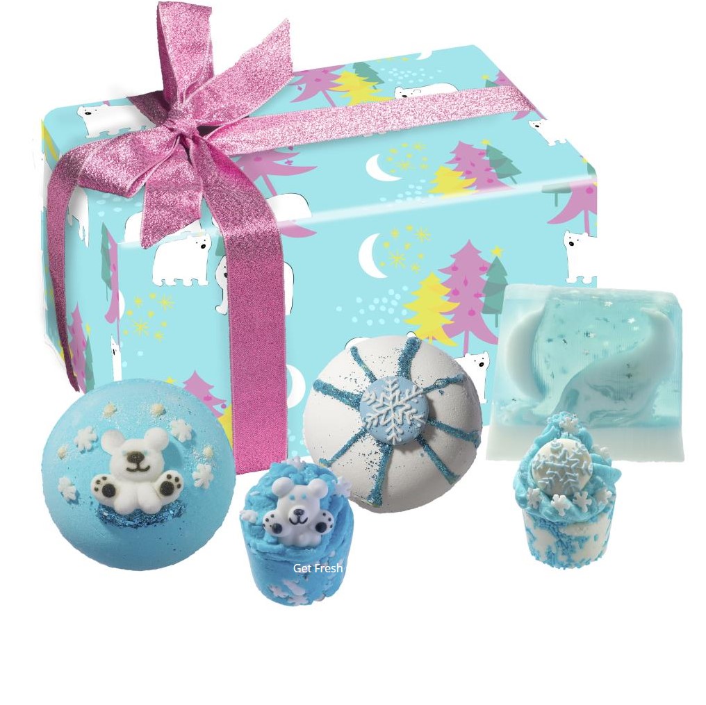 'Unbearably Cool' Polar Bear Christmas Gift Pack - Bomb Cosmetics