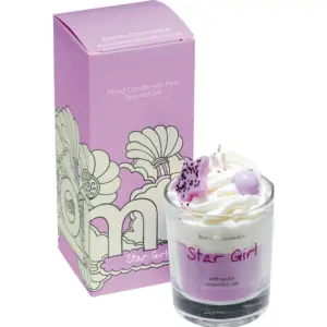 Stargirl Piped Glass Candle - Bomb Cosmetics