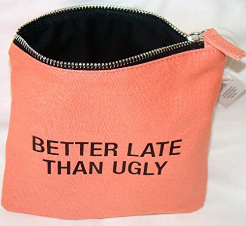 Better Late Than Ugly Zip Up Cosmetic Bag - About Face Designs - Image 2