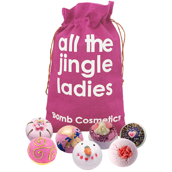All The Jingle Ladies Gift Set Santa Sack - Bomb Cosmetics