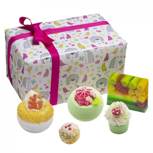 'Into The Woods' Hedgehogs Handmade Bath Gift Pack - Bomb Cosmetics