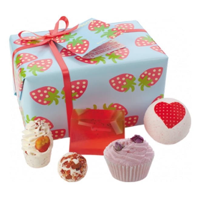 Strawberry Patch Gift Pack - Bomb Cosmetics