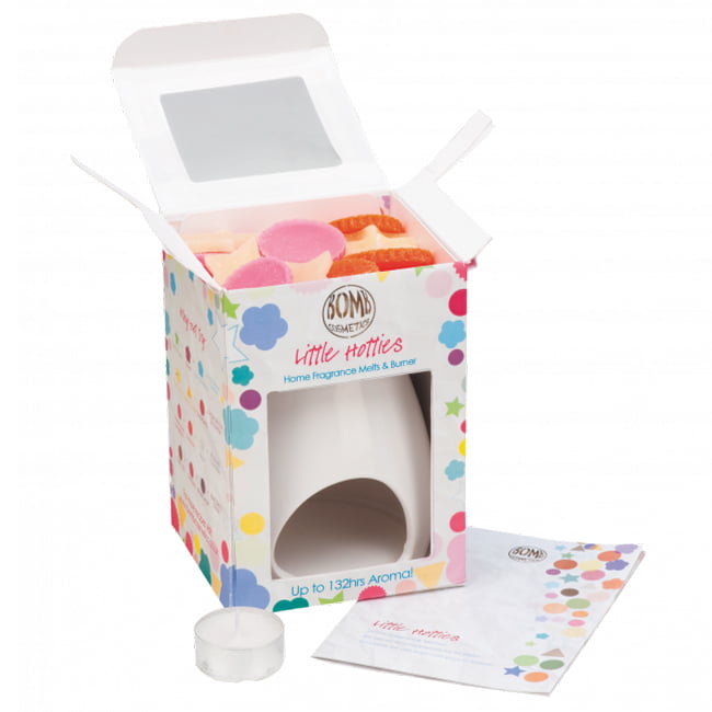 Little Hotties Rhubarb Crumble Melt Burner Gift Set - Bomb Cosmetics