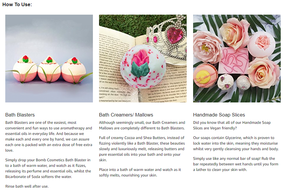 Rose Garden Gift Pack - Bomb Cosmetics - Image 3