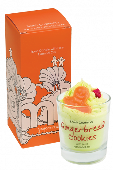 Gingerbread Cookies Piped Candle - Bomb Cosmetics