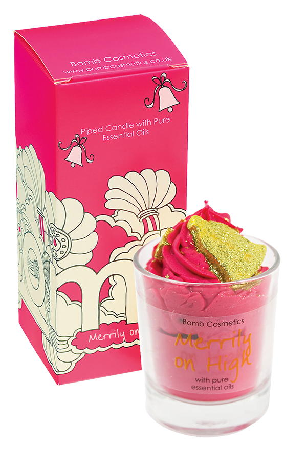 Merrily on High Piped Candle - Bomb Cosmetics