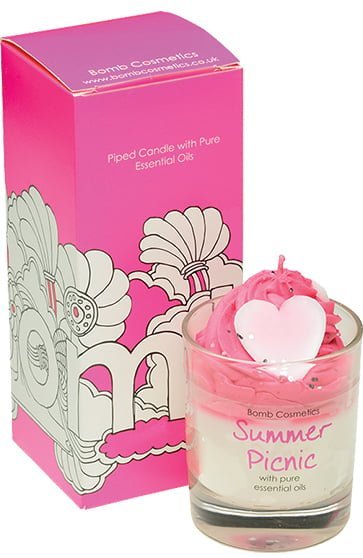 Summer Picnic Piped Candle - Bomb Cosmetics
