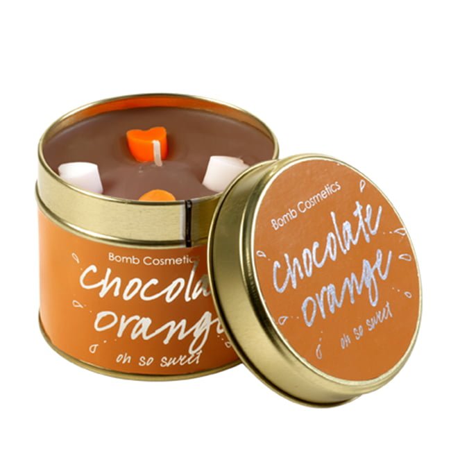 Chocolate Orange Tinned Candle - Bomb Cosmetics