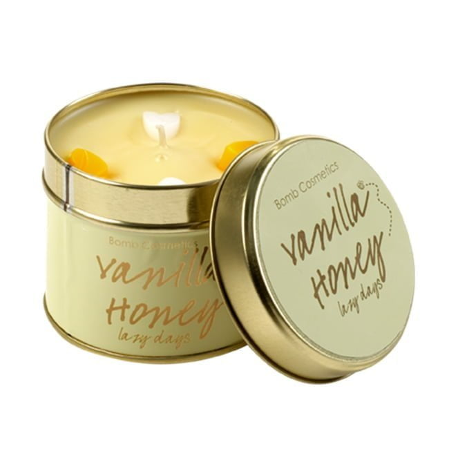 Vanilla Honey Tinned Candle - Bomb Cosmetics
