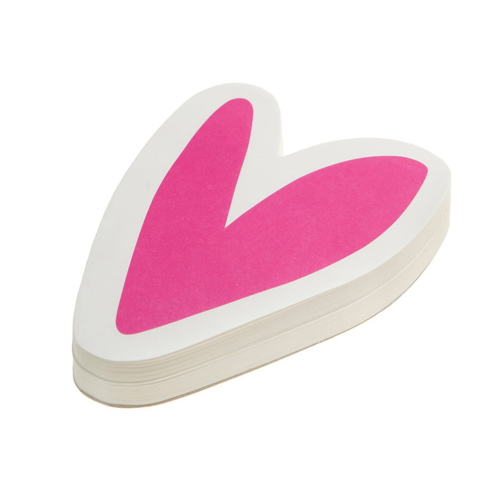 Heart Shape Notepad - Caroline Gardner