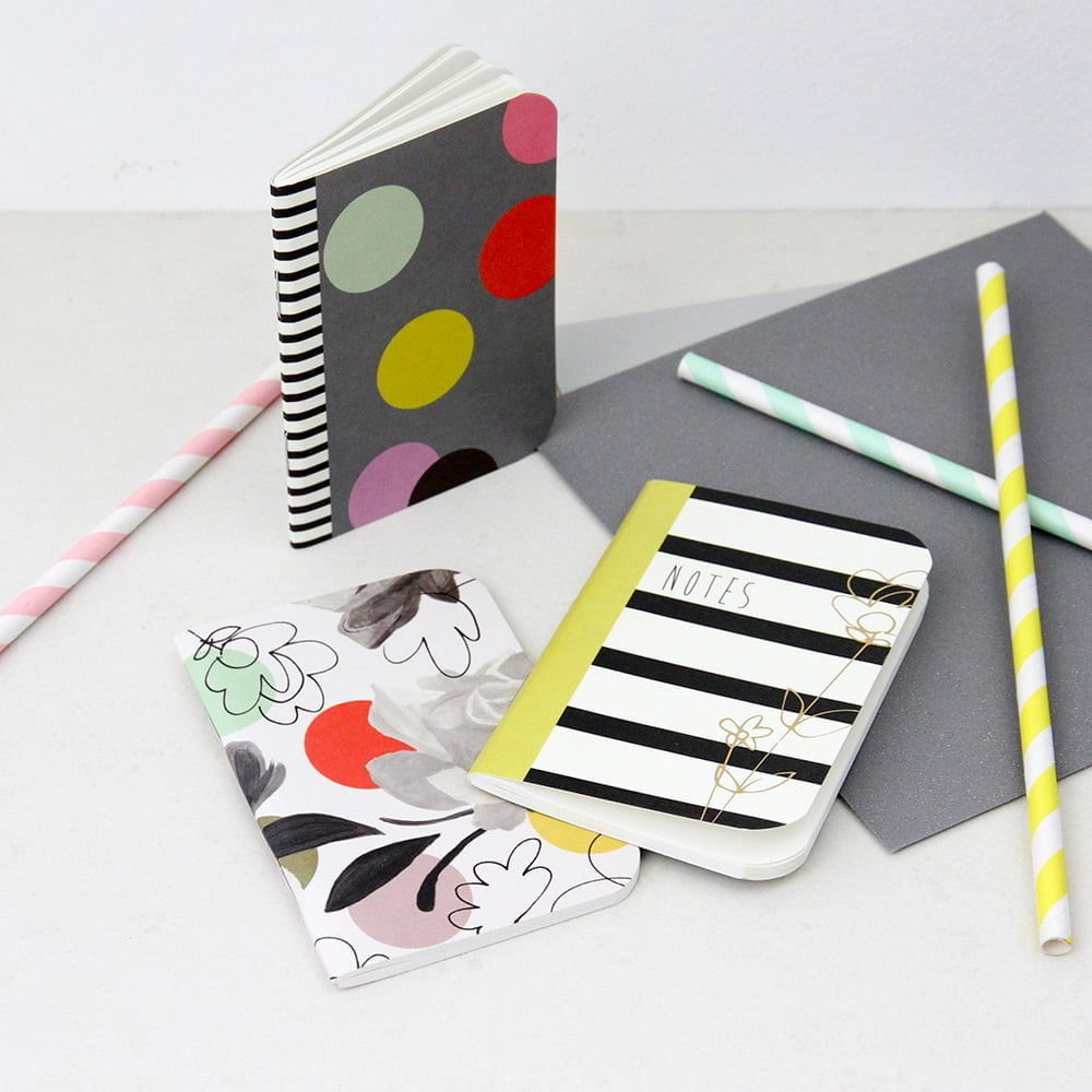 Pina Colada Pocket Notebook Set Of 3 - Caroline Gardner - Image 2