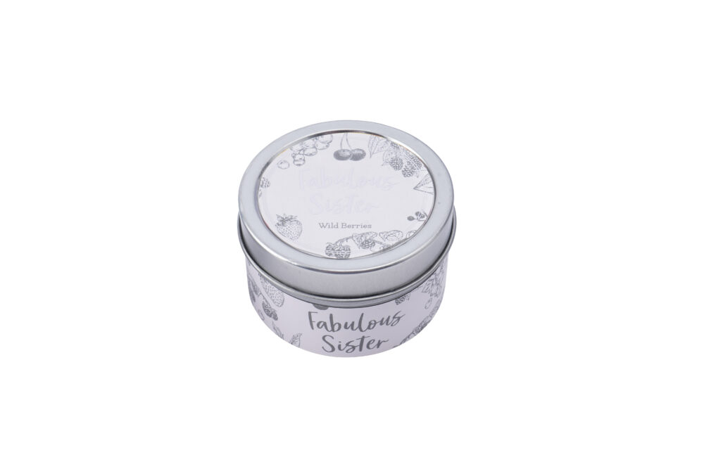 Fabulous Sister 'Wild Berries' Scented Candle Tin