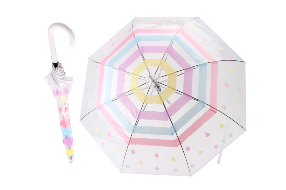 Pastel Striped Umbrella - Willow and Rose