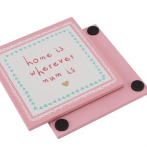 Home Is Wherever Mum Is Coaster