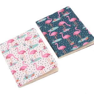 Wild Thoughts Flamingo A6 Notebooks Set