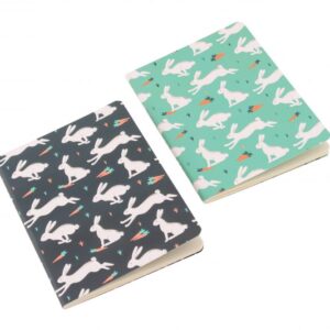Wild Thoughts Bunny Rabbit A6 Notebooks Set