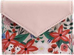 Painted and Pressed Floral Coral and Pink Purse - Image 4