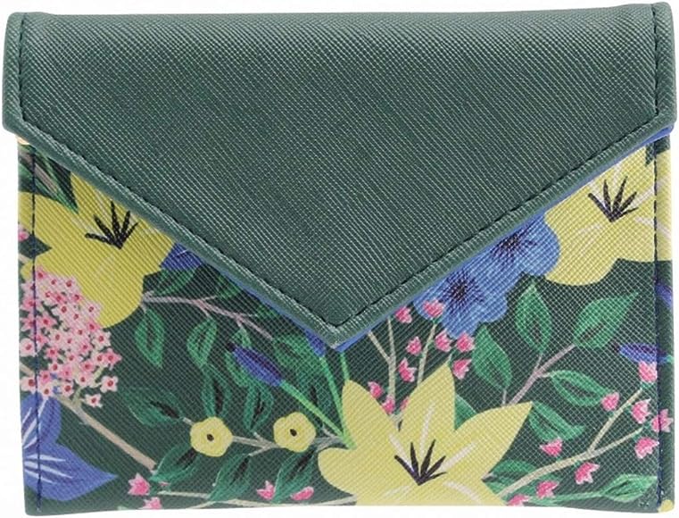 Painted and Pressed Floral Green Purse - Image 3