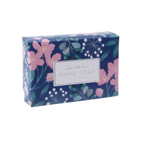 Navy Blue Floral Handmade Soap - Willow and Rose
