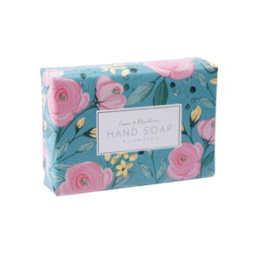 Turquoise Floral Handmade Soap - Willow and Rose