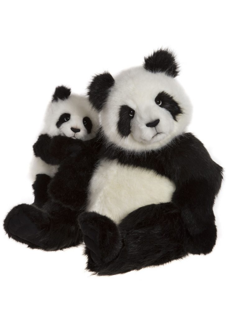 Fenella and Faith Panda Bears – Charlie Bears Plush CB17180102