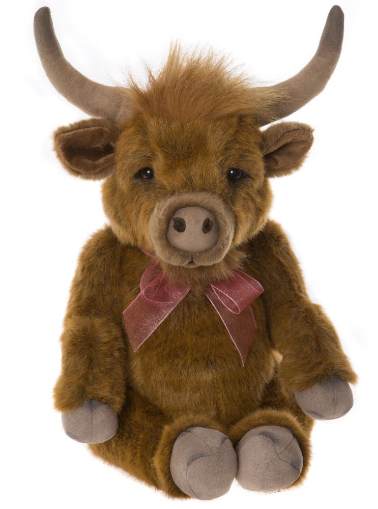 Patty Highland Cow, 36 cm - Charlie Bears Bearhouse BB193901
