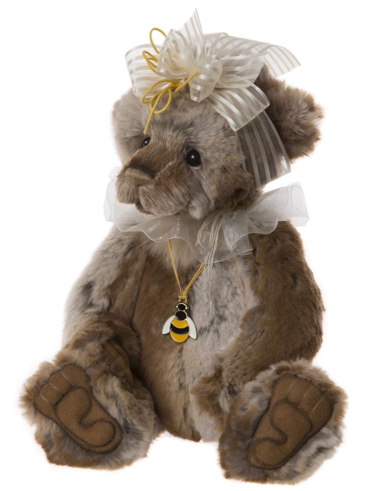 Nyah Plush Bear, 33 cm – Charlie Bears CB191931A - Image 2