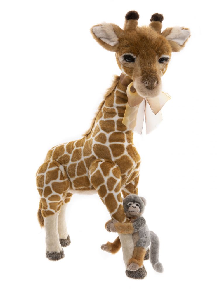 Mimosa and Africa, 65cm, Giraffe and Monkey Limited Edition - Charlie Bears CB21216467
