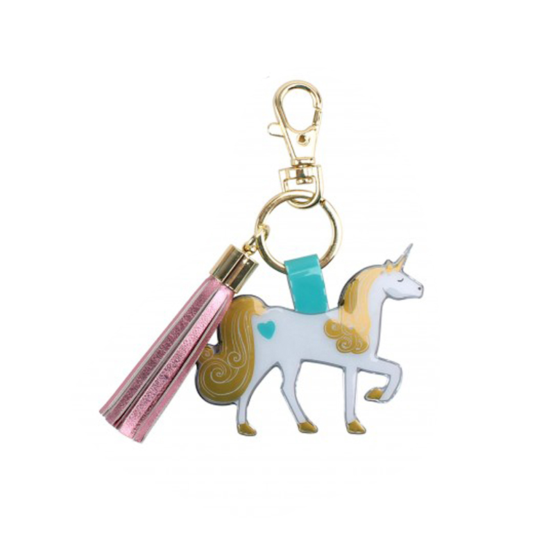 Unicorn Tassel Keyring - Cloud Nine