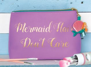 Mermaid Hair Dont Care Makeup Bag - Cloud Nine - Image 4