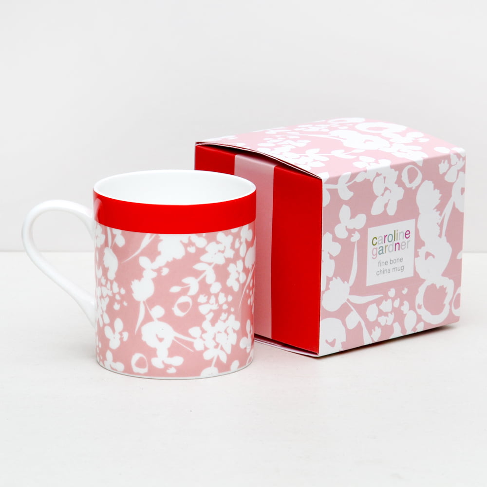 Mono Ditsy Boxed Mug - Caroline Gardner