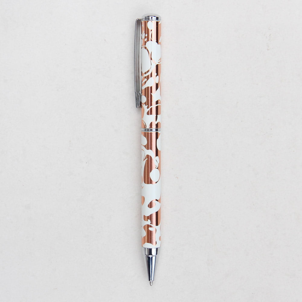 Rose Tinted Metallic Ballpoint Pen - Caroline Gardner - Image 3